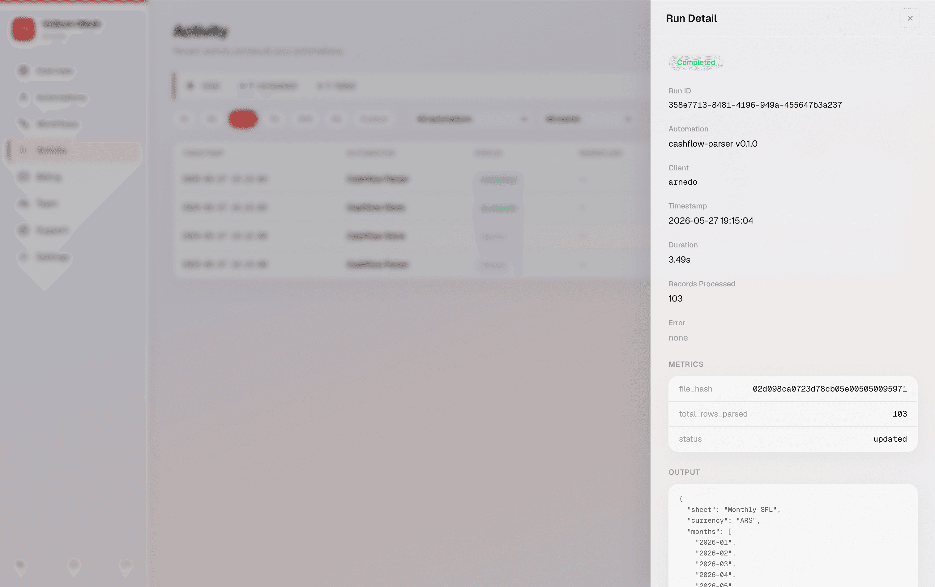 Volkom Mesh — Run Detail